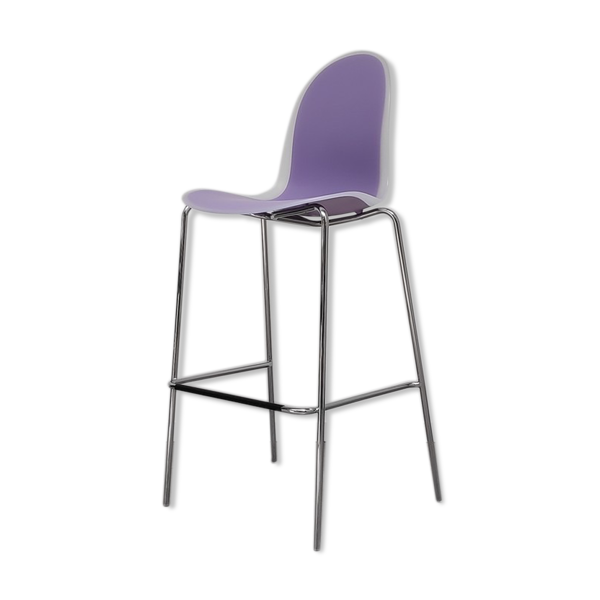 Tabouret casprini 3x2 bar mauve