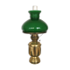 Lampe pétrole opaline verte