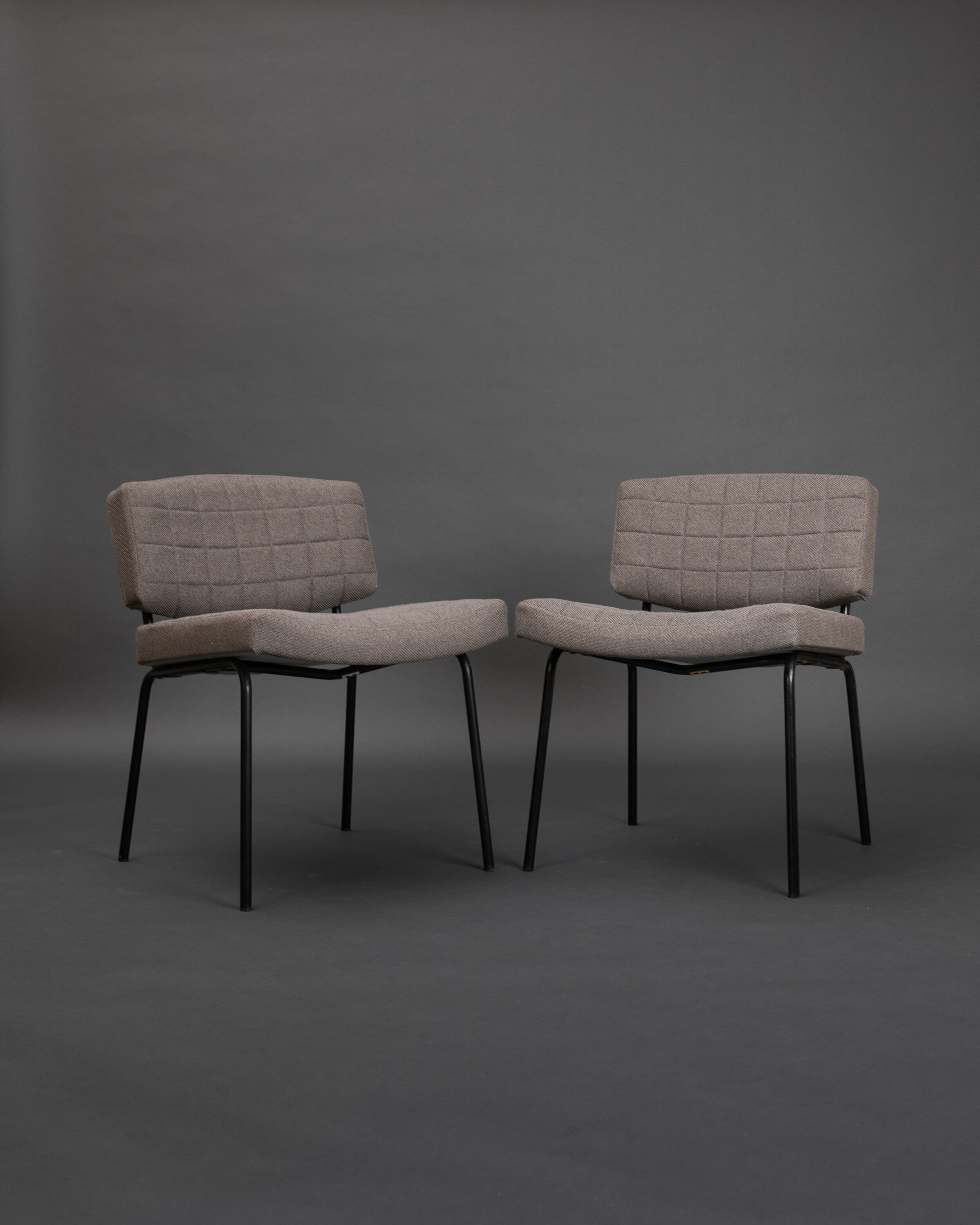 Pair of 'conseil' armchairs by Pierre Guariche for Meurop 1960