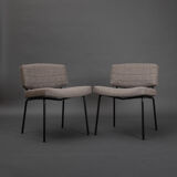 Paire de fauteuils 'conseil' de Pierre Guariche pour Meurop 1960