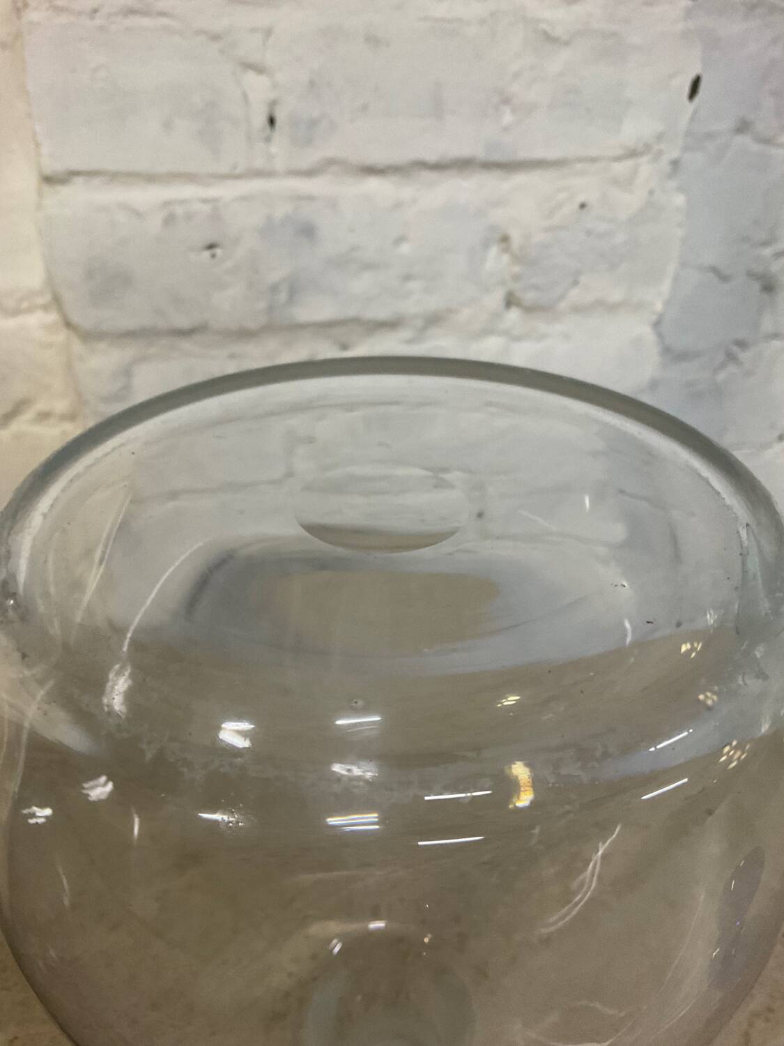 Vintage blown glass carafe