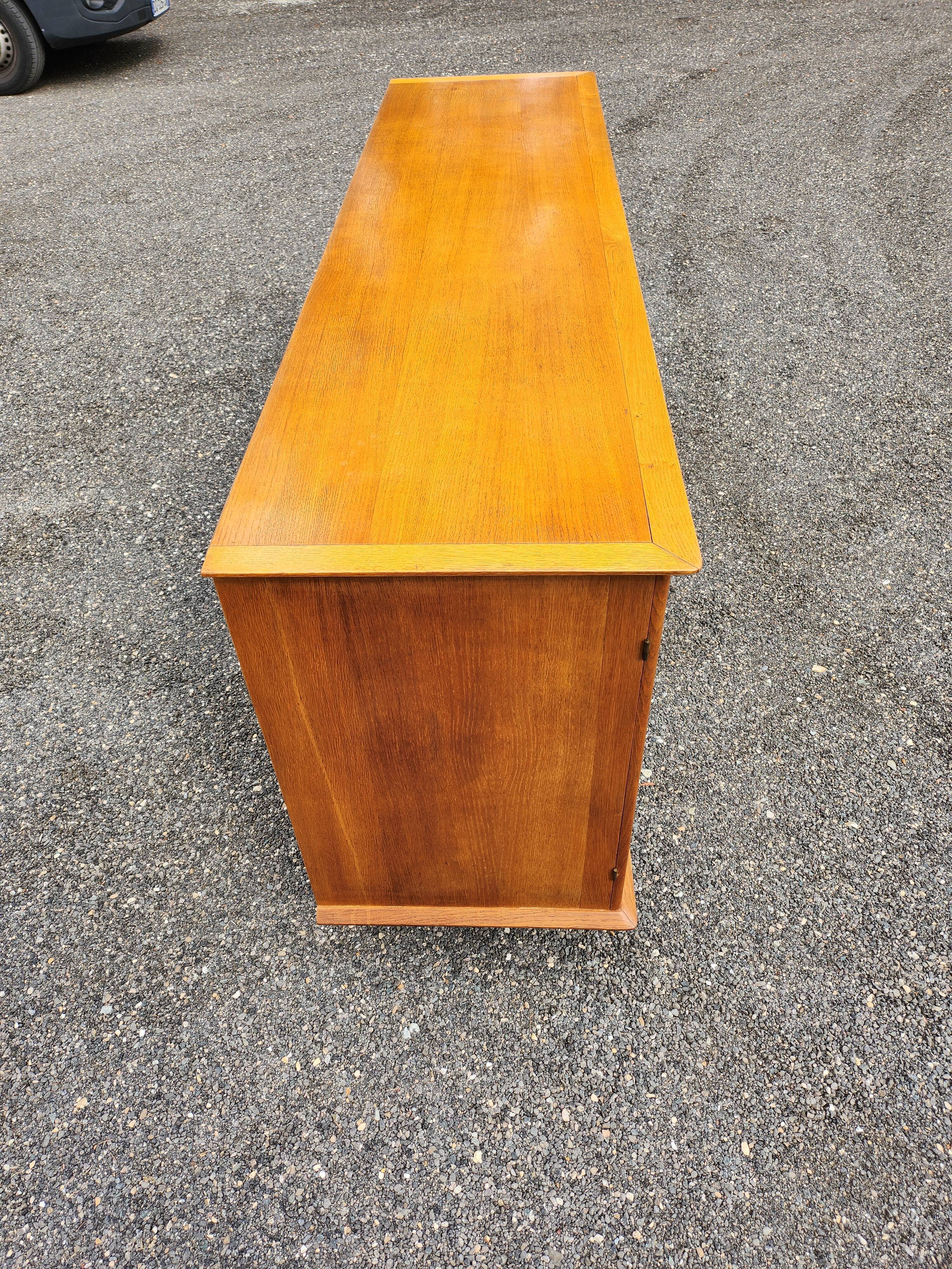 Light oak vintage sideboard