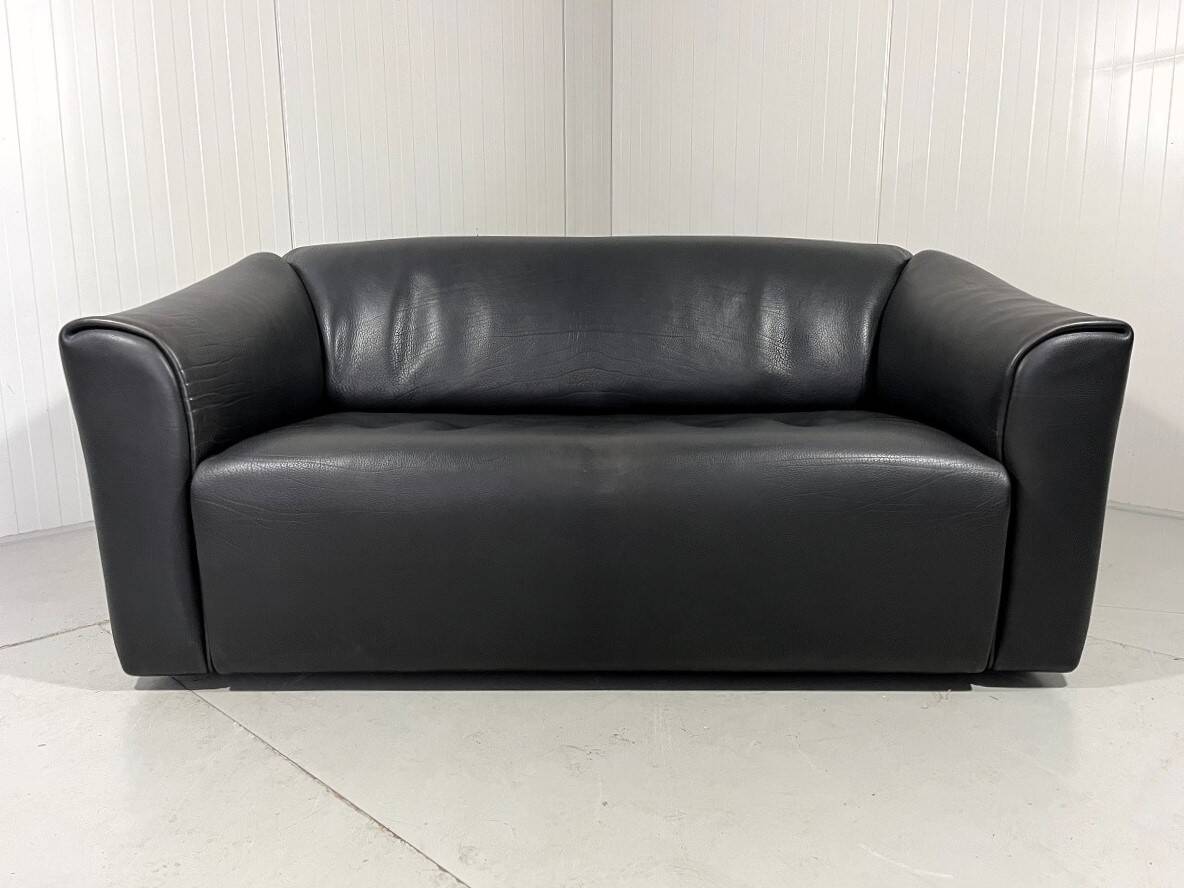 De Sede DS 47 dark brown neckleather 2-1/2 seats sofa