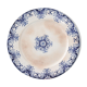 Old antique, Rouen, blue and white  plate