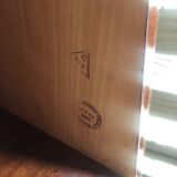 Scandinavian sled base desk