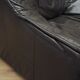 Leather armchair, Italian design, 1960s, production: Italy