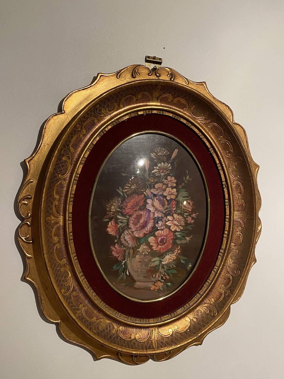 Still life with a bouquet of wild flowers, 20th century, signed