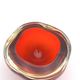 Sommerso Flavio Poli Ashtray Bowl 1.2kg Murano 1960