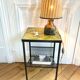 Earth lamp and braided lampshade 70s/70s