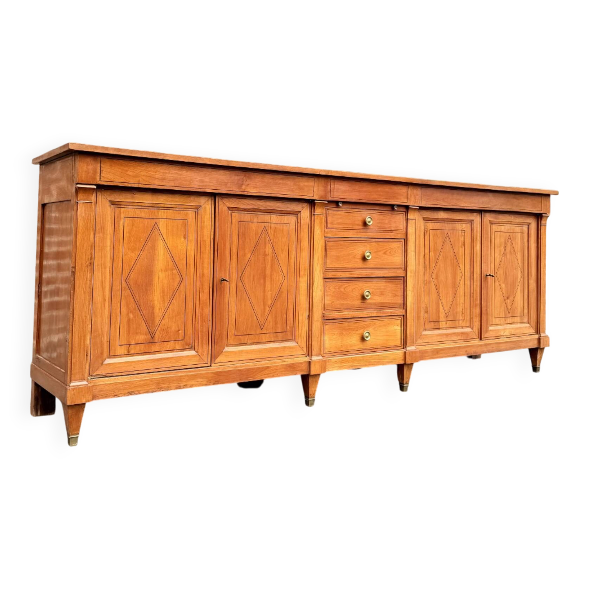 Directoire enfilade in beech 19th century