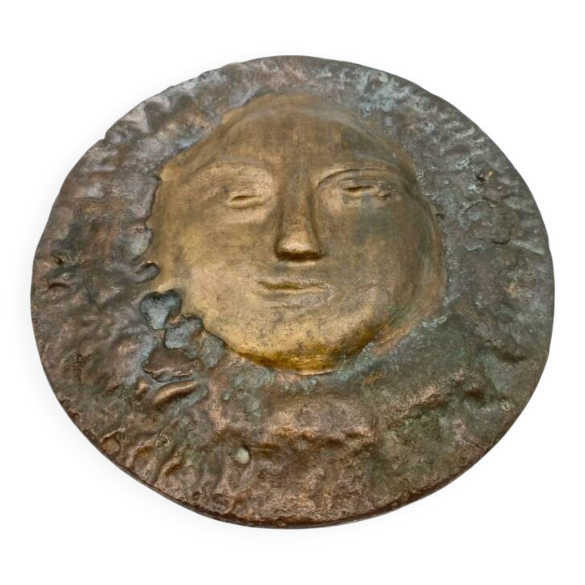 Bronze Sun 4 / wall sculpture, 1950s