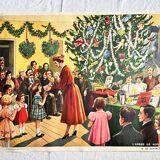 Double-sided school poster Florist/Christmas