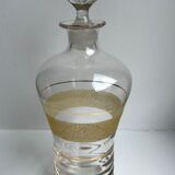 Service à liqueur granité jaune et doré années 50-60