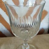 Set of 7 stemmed glasses