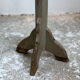 wooden pedestal or primitive winemaker's table