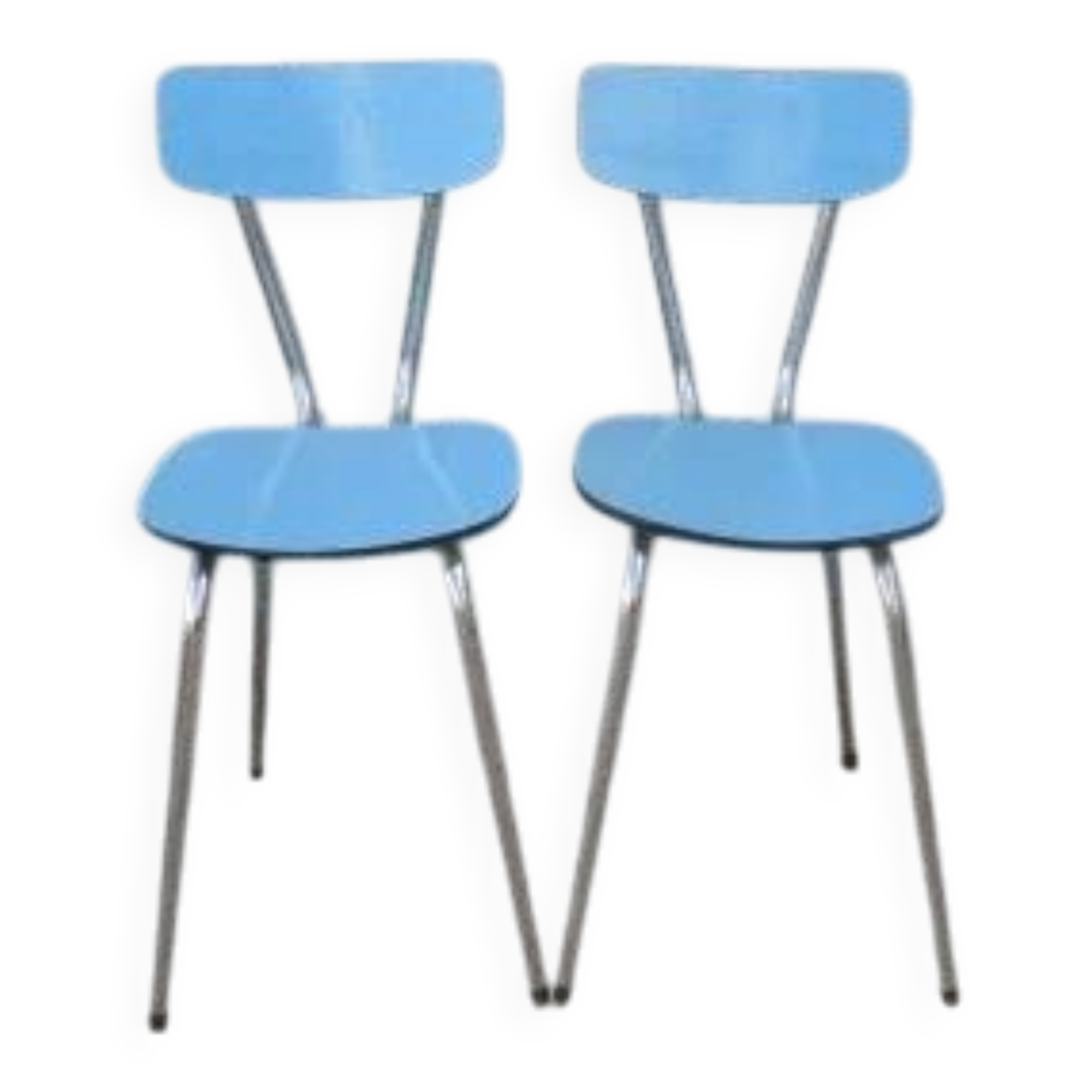 Pair of formica chairs