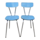 Pair of formica chairs