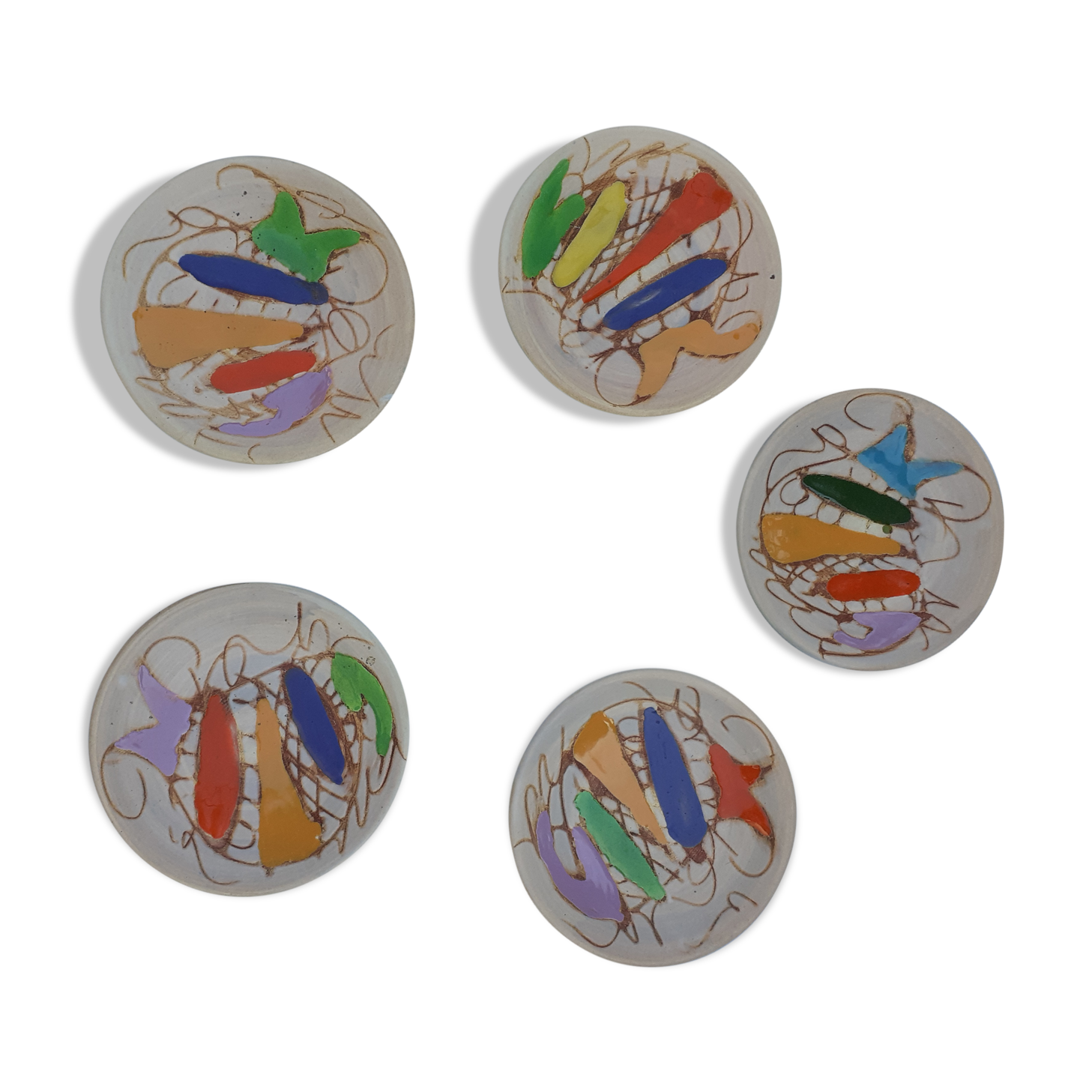 Enamelled plates