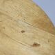 Round Rustic Vintage Brutalist Coffee Table from Oak