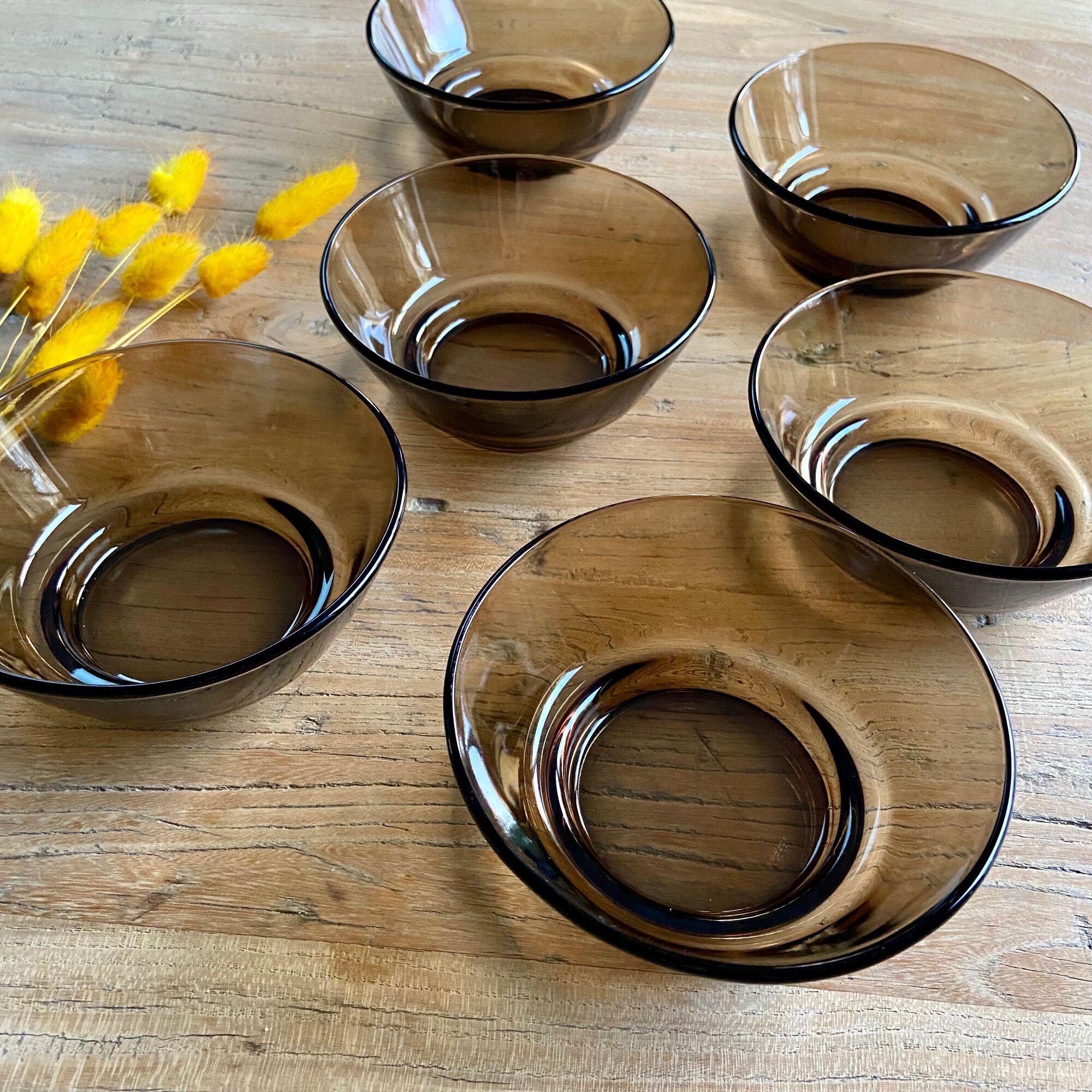 Set de 6 coupelles Vereco France vintage