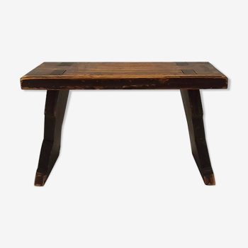 20 cm rectangular wooden stool