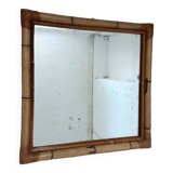 Bamboo mirror 70s