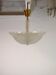 Large Swedish textured glass pendant light Orrefors