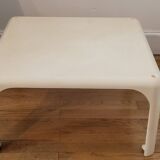 DEMETRIO 45 white coffee table design Vico Magistretti by Artemide Italy 1960