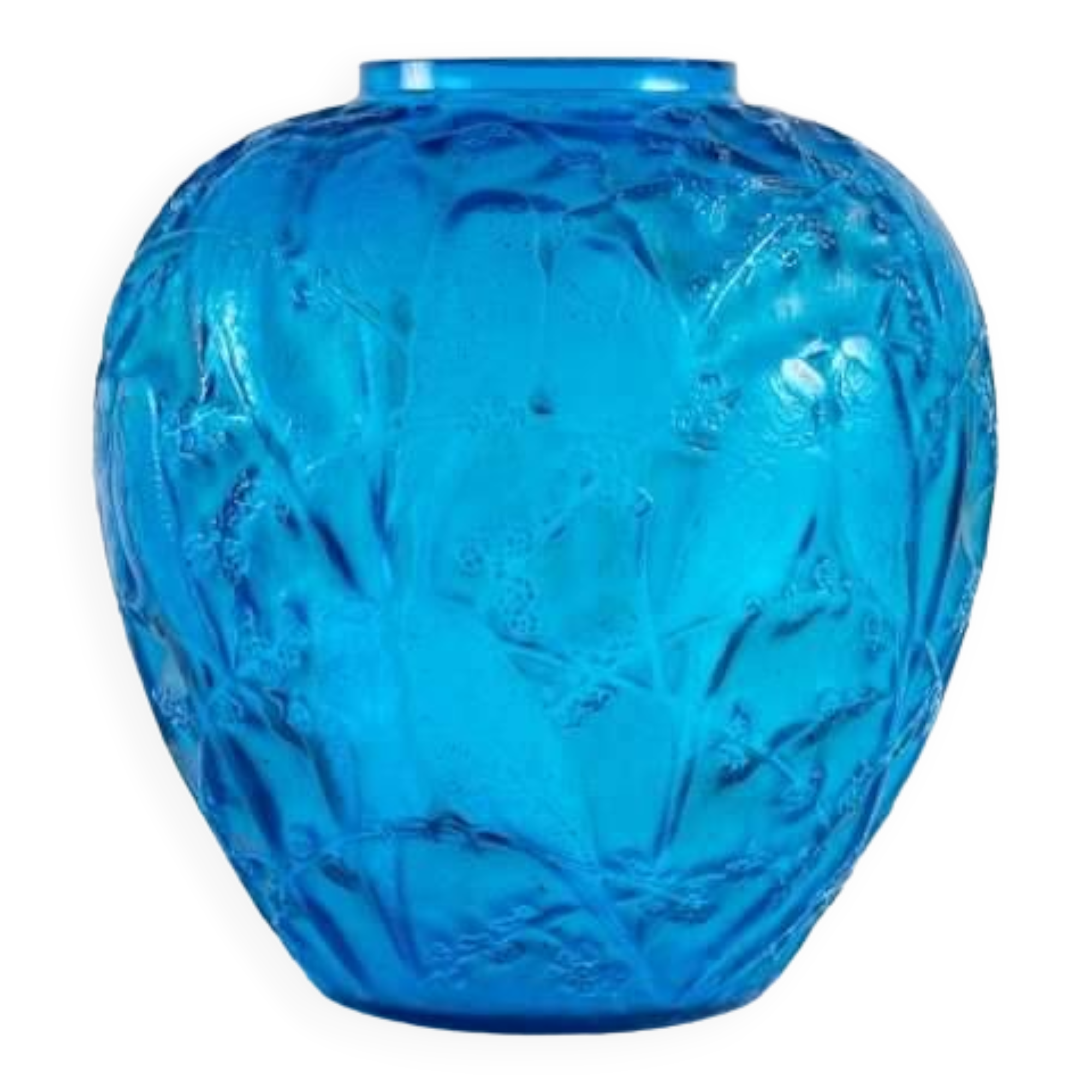René Lalique (1860-1945) - Vase With “parakeets”