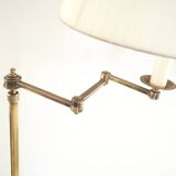 Telescopic bronze floor lamp