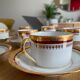 Service à café en porcelaine de Limoges