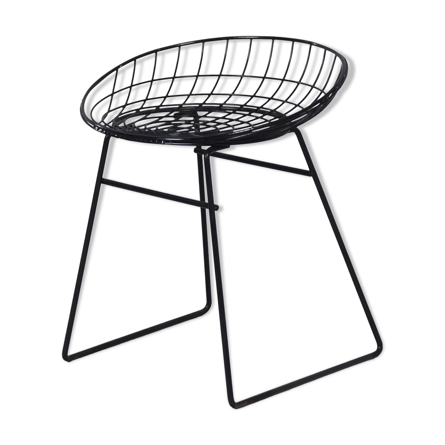 Black Pastoe KM05 wire stool – Braakman & Dekker