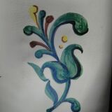 Cerart Monaco vase n° 947 with bird decoration