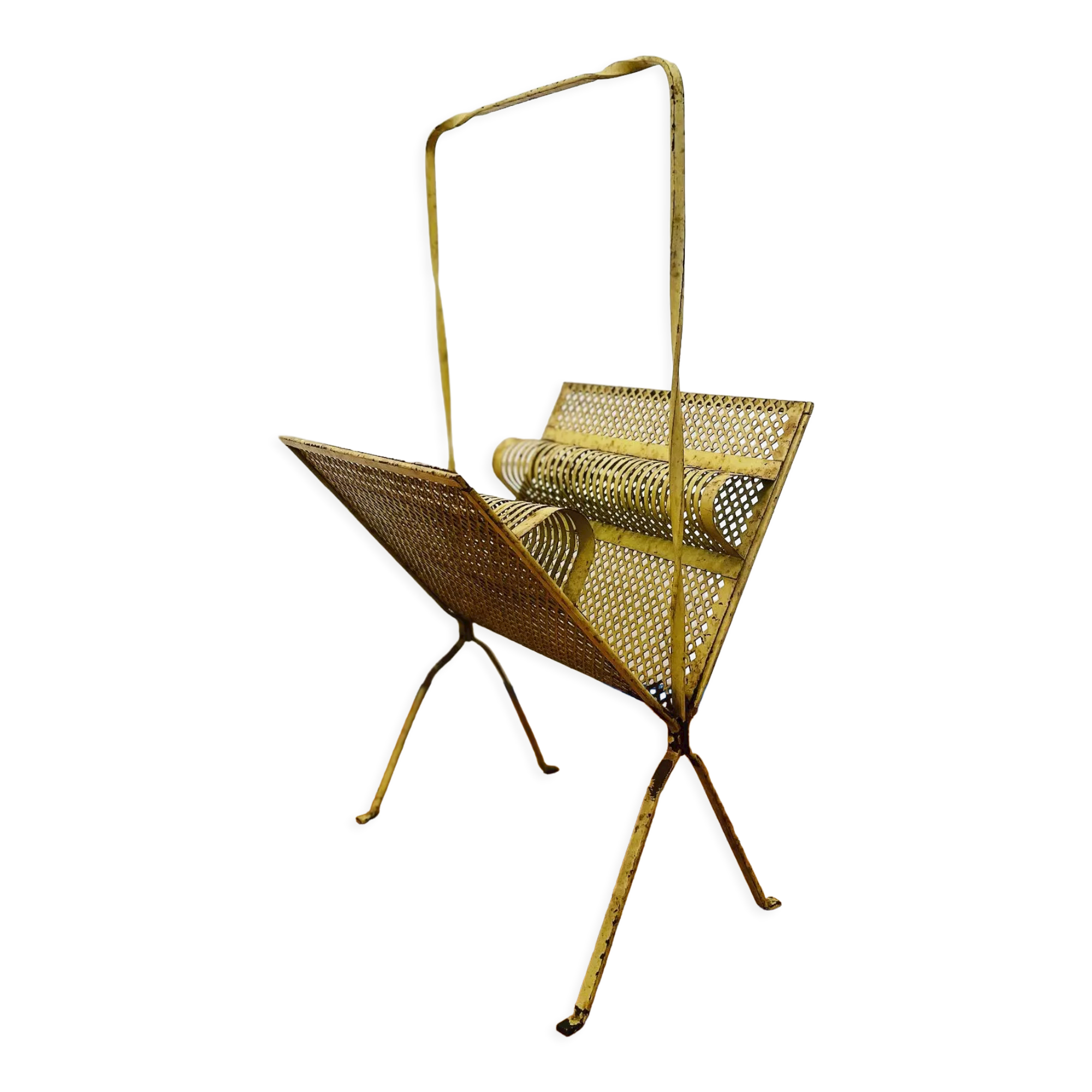 Porte disques vinyles 1950