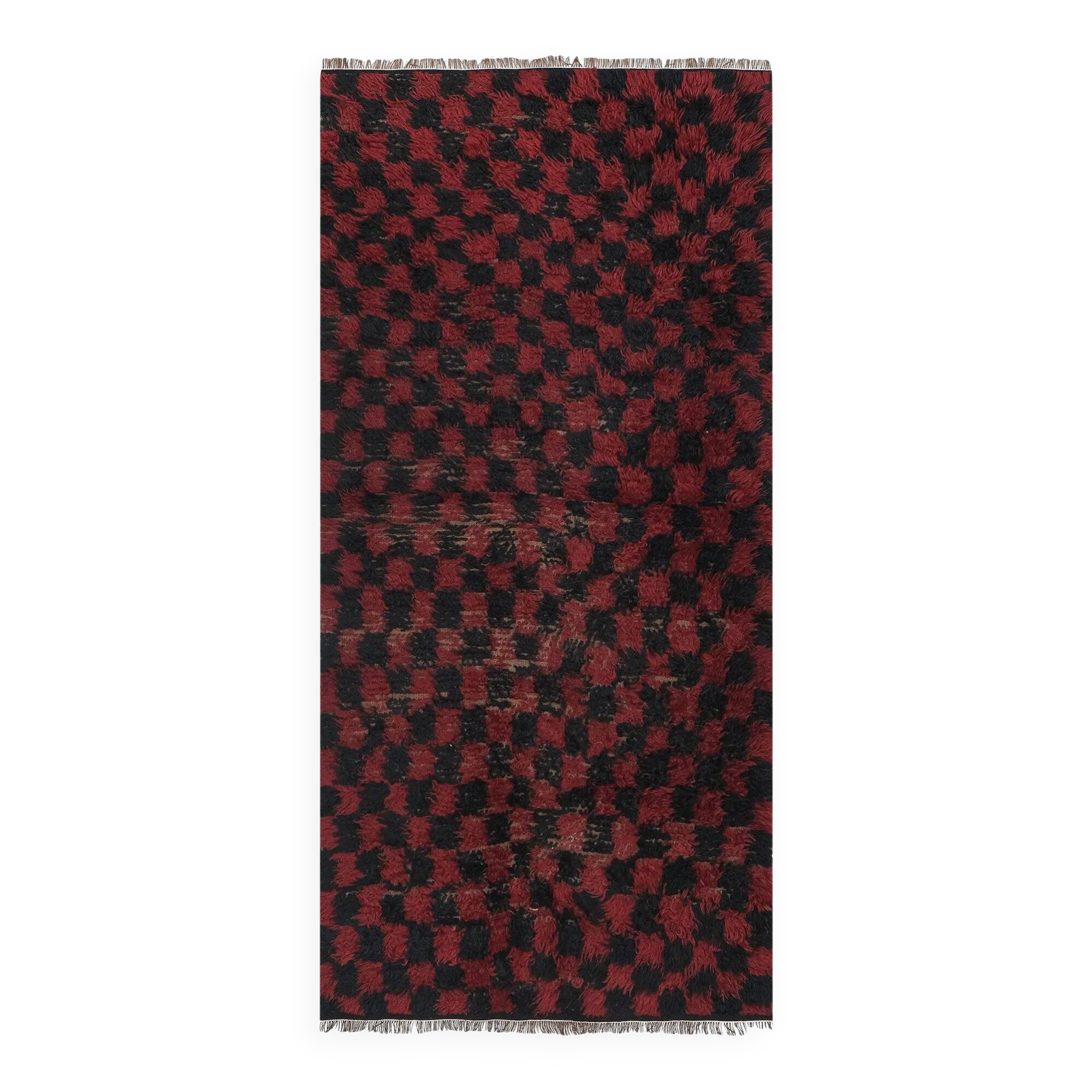 Vintage handmade Turkish rug 97x194 cm