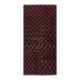 Vintage handmade Turkish rug 97x194 cm