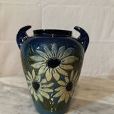 Glazed terracotta vase