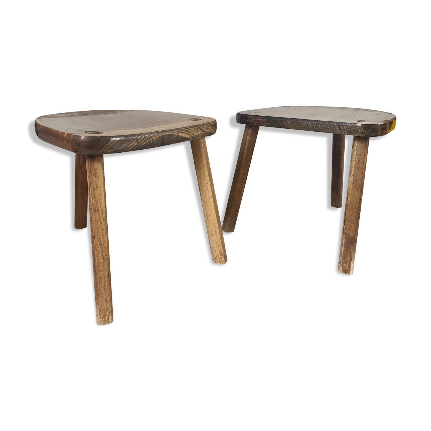 Pair of tripod stools
