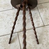 Vintage Tripod Turned Feet Cart Worker
