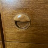 Secretarial cabinet in vintage teak