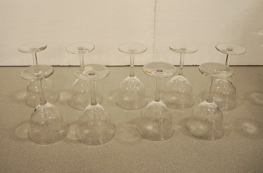 9 Old Stemmed Glasses – Cut Pattern – Villeroy Boch