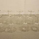 9 Old Stemmed Glasses – Cut Pattern – Villeroy Boch