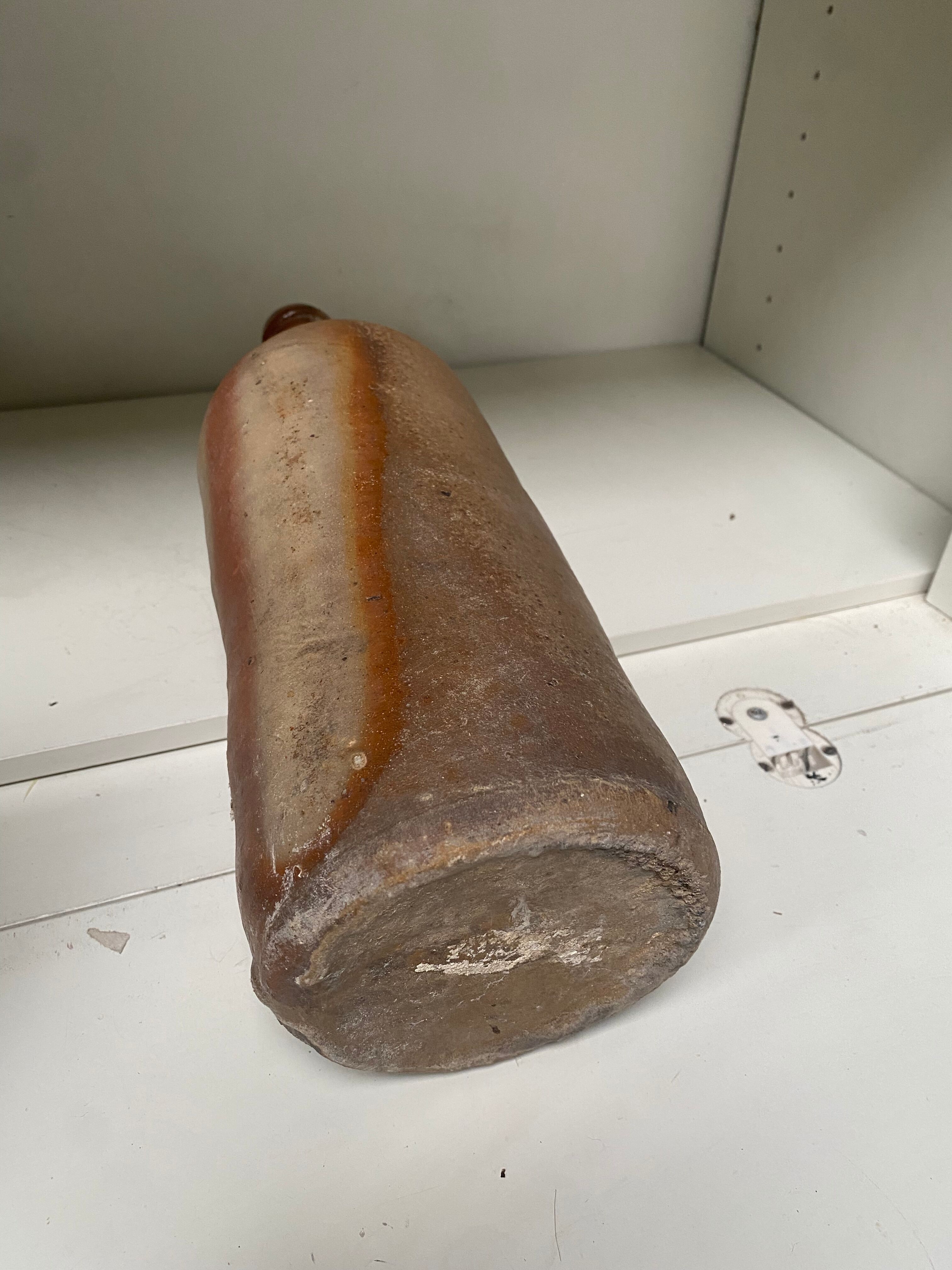 Old sandstone bottle