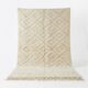 Large Berber rug with interlocking diamonds