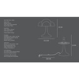 Sand-colored table lamp, ceramic, contemporary work.