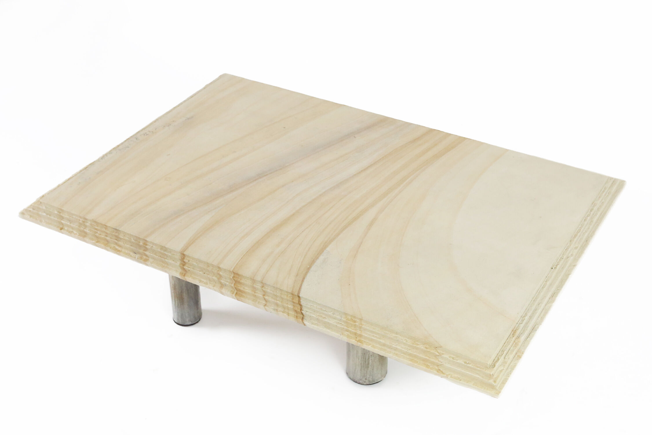 Brutalist Coffee Table by Pia Manu, Belgium, 1970s