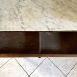 White marble vanity unit