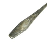 Borówka ladle, Art Nouveau / Art Deco, silver-plated brass, Norblin, Poland, 1920s.