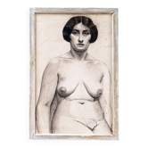 Grand dessin années 20 "Nu féminin"