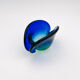 Murano Ashtray Flavio Poli Sommerso Blue Green Design 50s